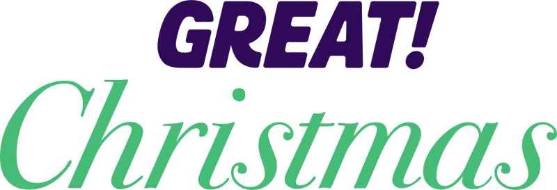 Great! Christmas logo